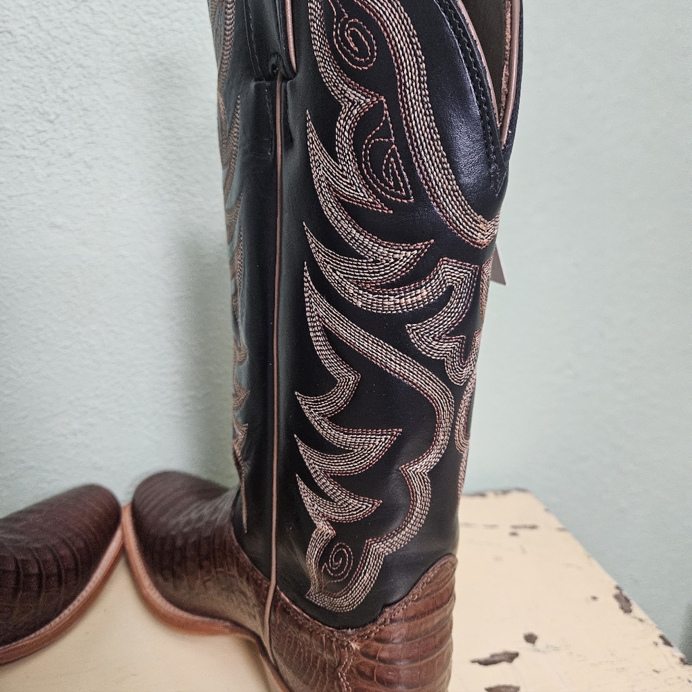 Nocona Legacy Collection Caiman Western Boots - Picture 7 of 14